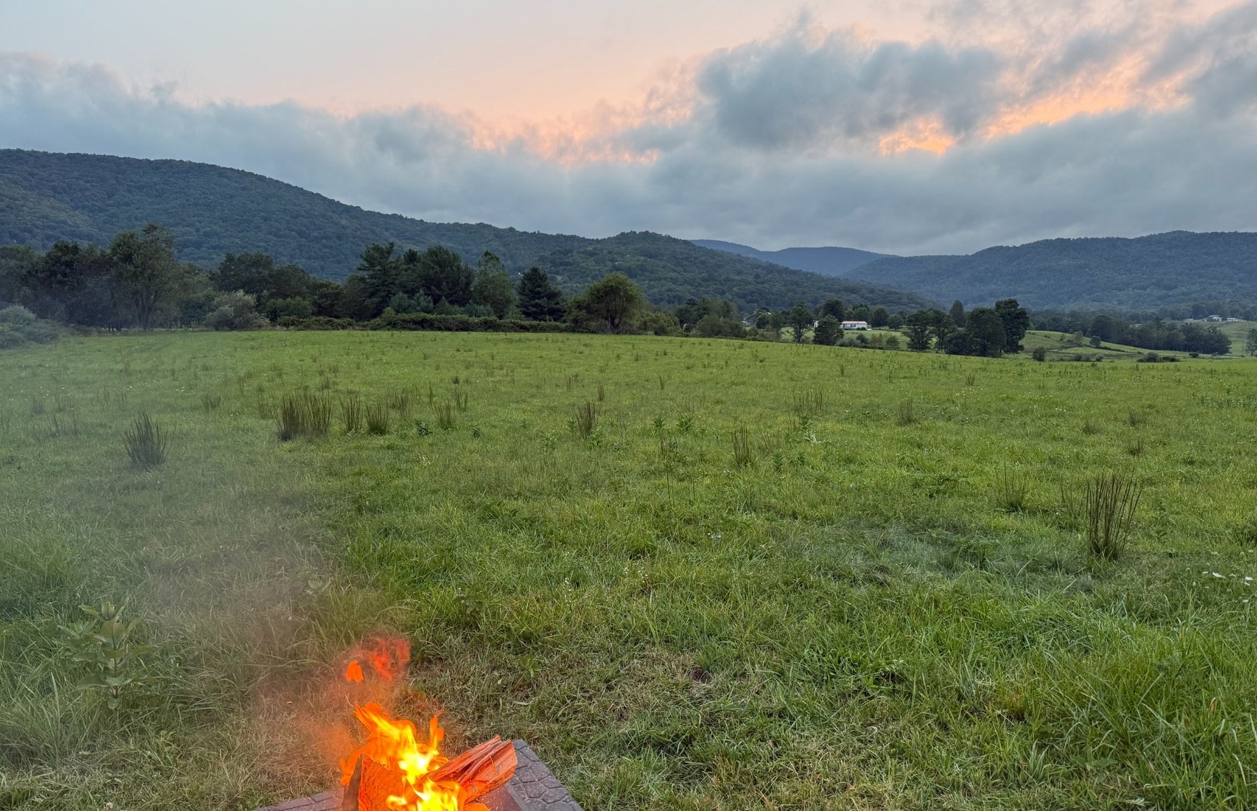 Mountain evening at Shafer Farm